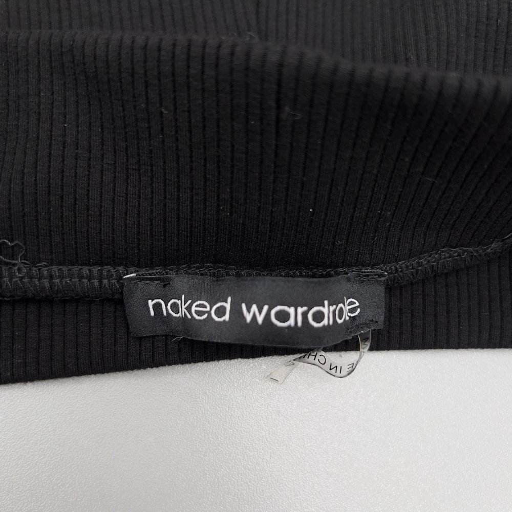 Naked Wardrobe Black Snatched Ribbed Shorts Size S NW-P0081 - Picture 5 of 9